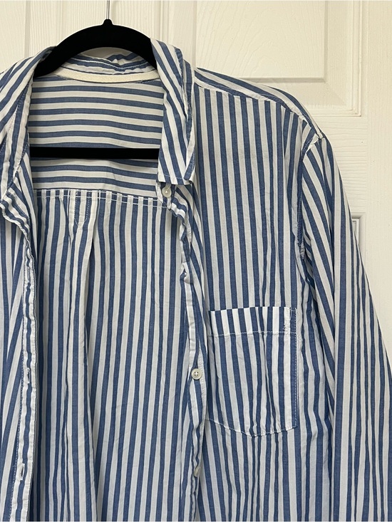Old Navy Tops - Striped Button Down Overshirt